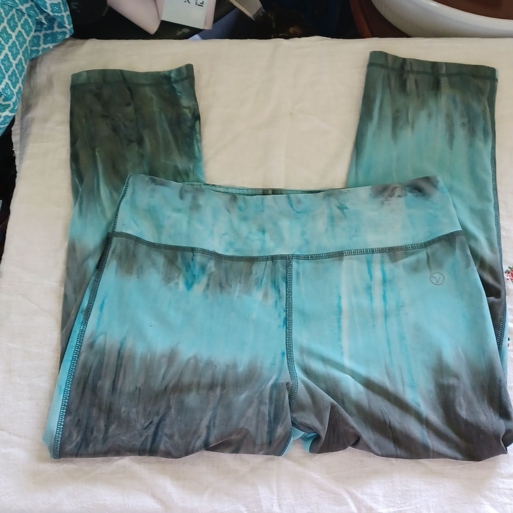 Athletica VOGO Tie Dye Leggings, blue/brown